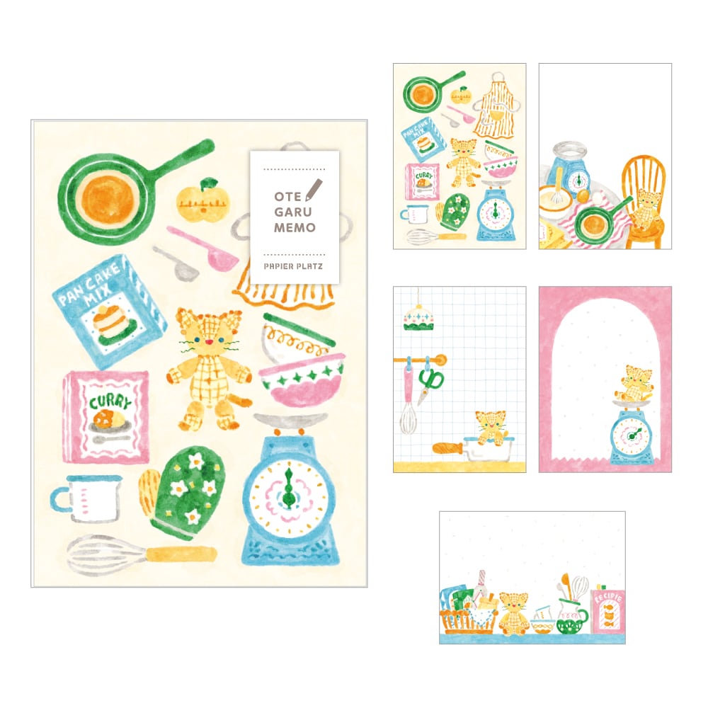 Papier Platz x Nakauchi Waka Otegaru Memo Pad