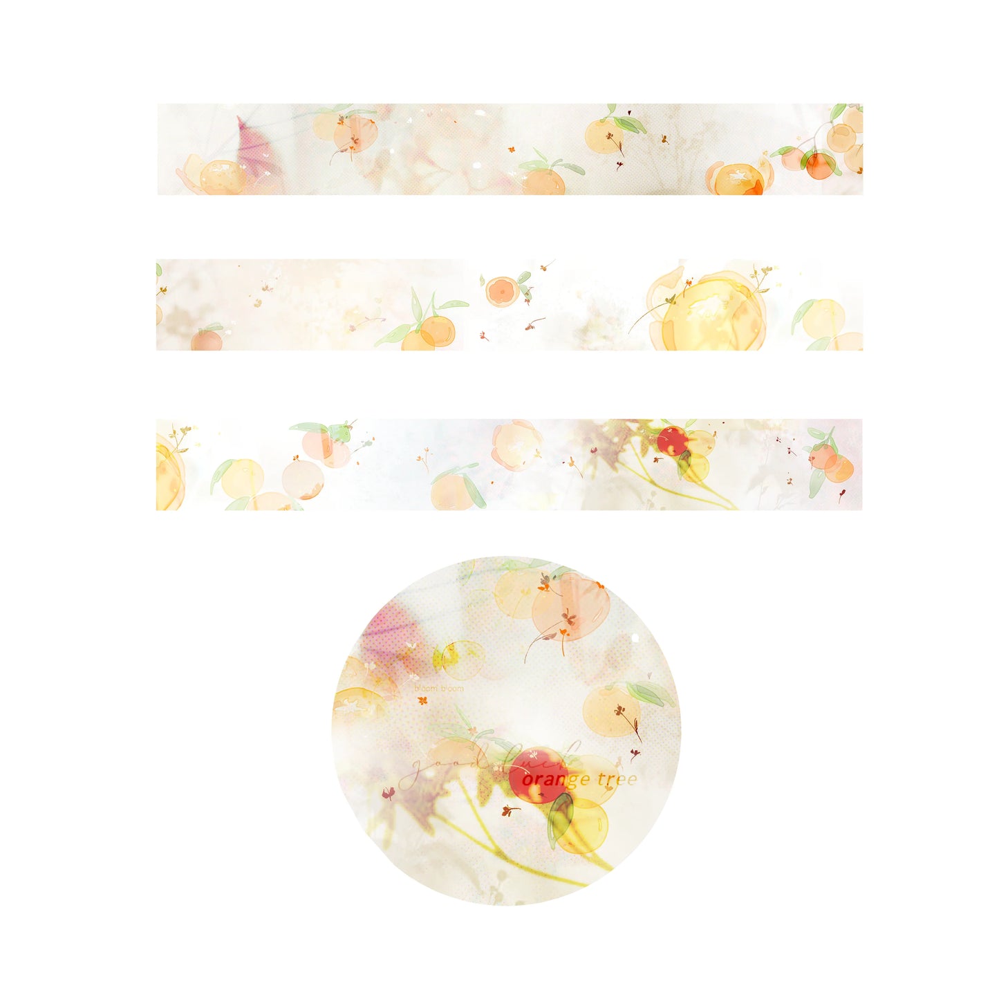mikan manta - Washi Tape - Orange Tree