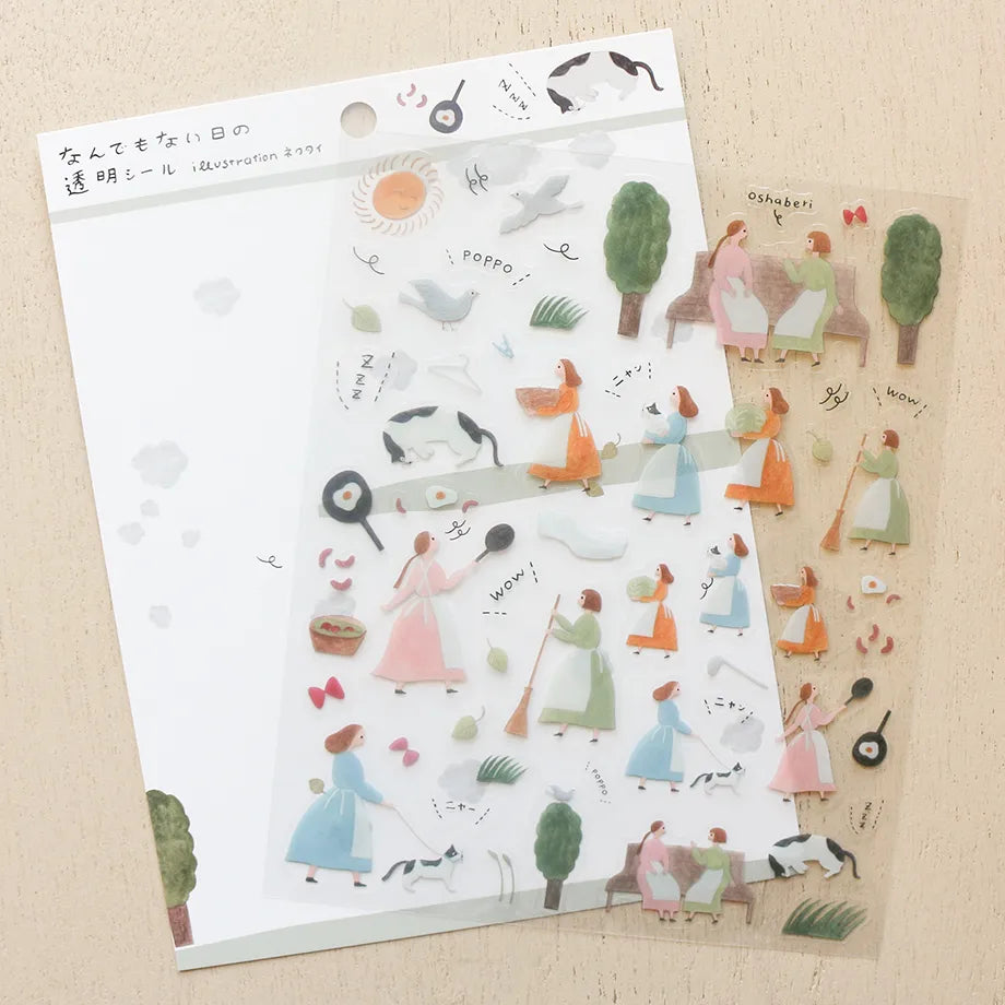Cozyca x Necktie - Sticker Sheet - Ordinary Day