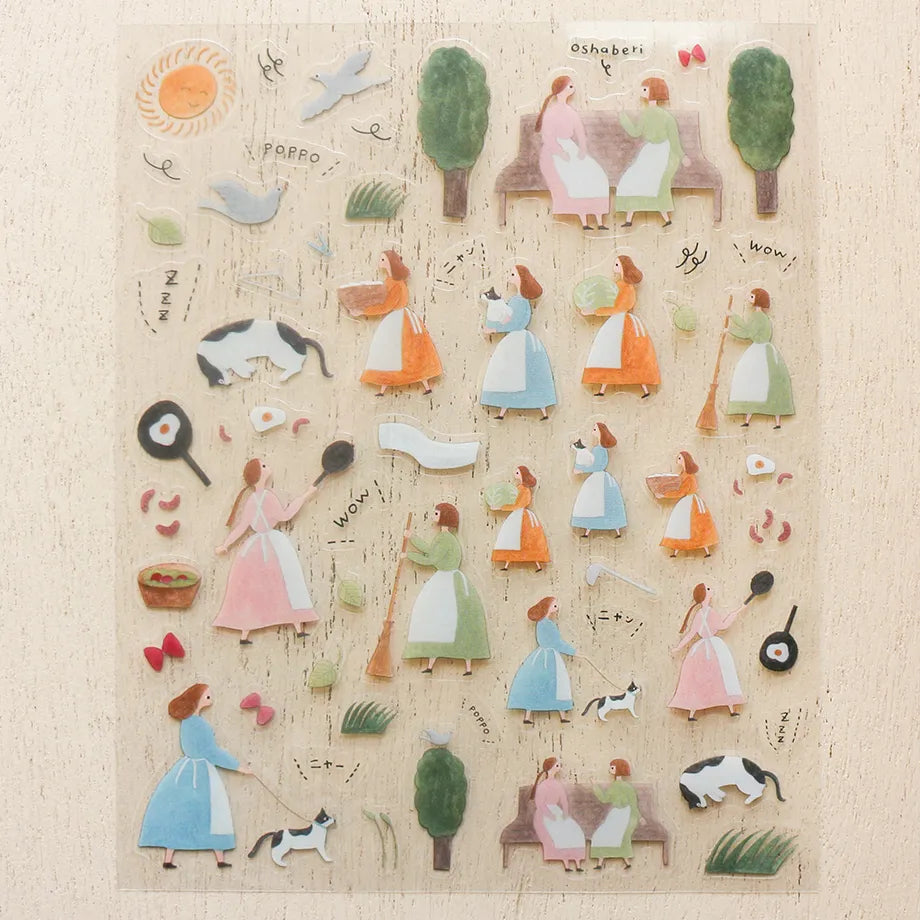 Cozyca x Necktie - Sticker Sheet - Ordinary Day