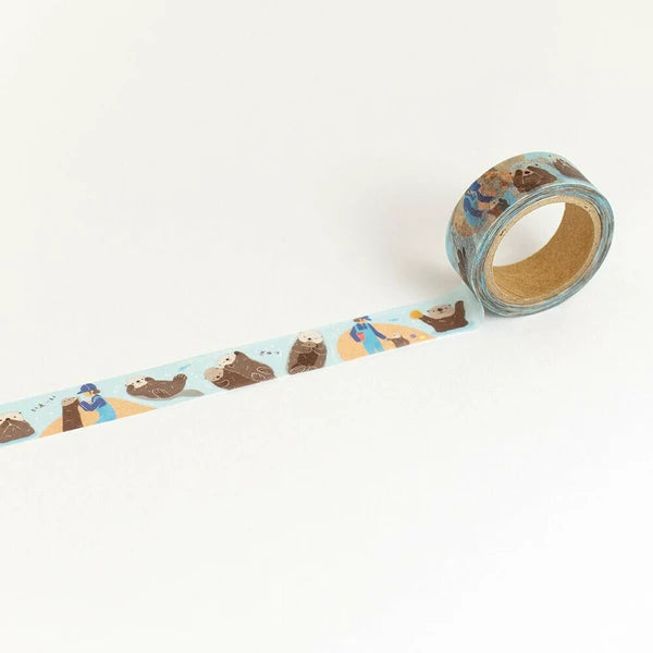 NB ZOOm In Animals Washi Tape - Otter