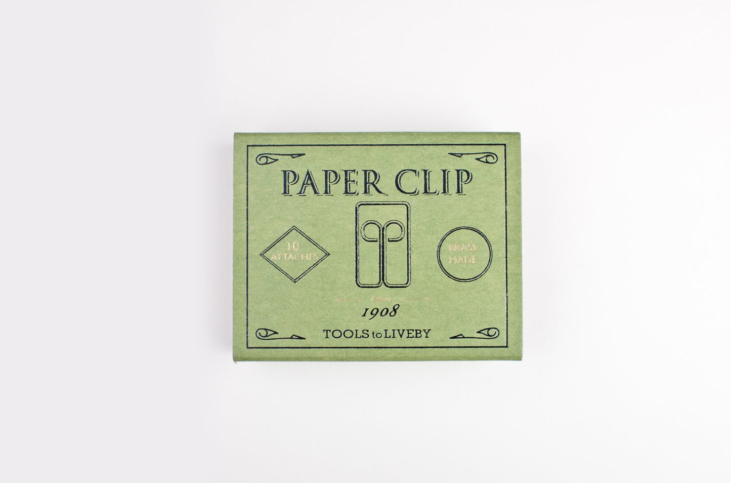 TOOLS to LIVEBY Brass Paper Clips - Box of 10