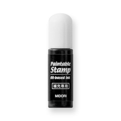 Midori Paintable Stamp Ink Refill - Black