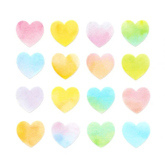 Bande Washi Tape Sticker Roll - Pastel Hearts