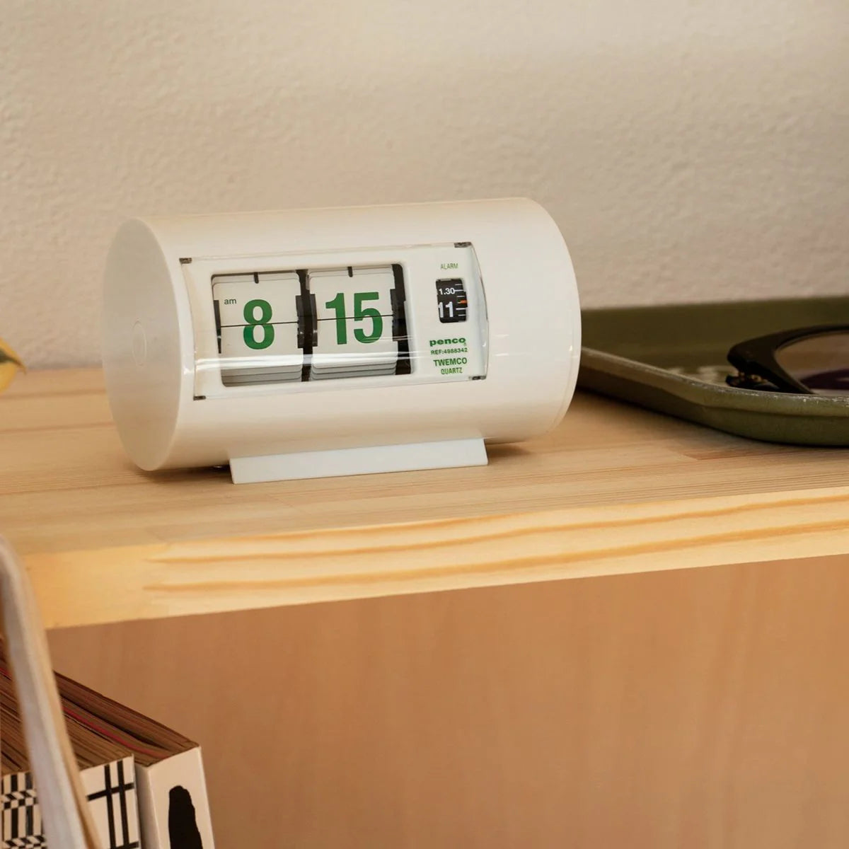 Penco Desk Clock - White