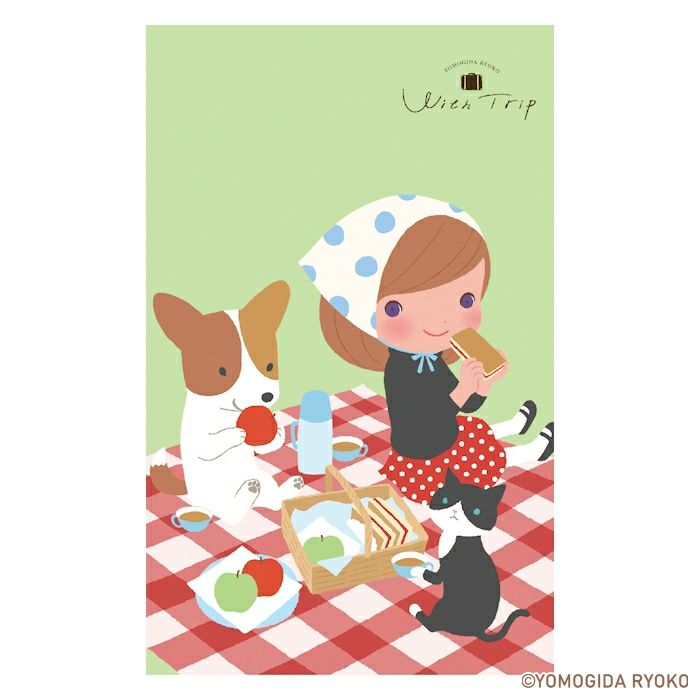 Furukawashiko x Ryoko Yomogida - With Trip Series - B6 Notebook - Picnic