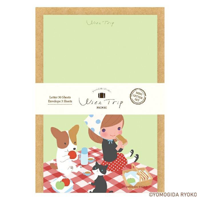 Furukawashiko x Ryoko Yomogida - With Trip Series - Mini Letter Set - Picnic