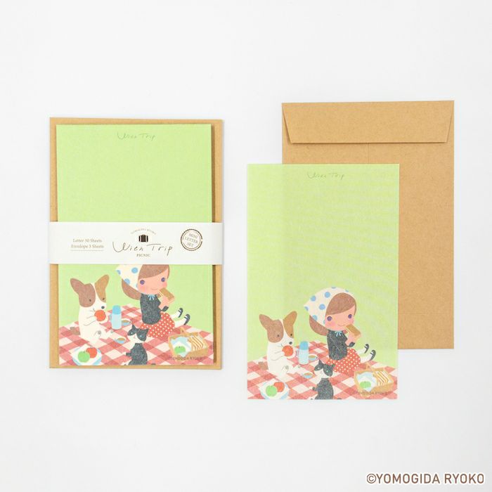 Furukawashiko x Ryoko Yomogida - With Trip Series - Mini Letter Set - Picnic