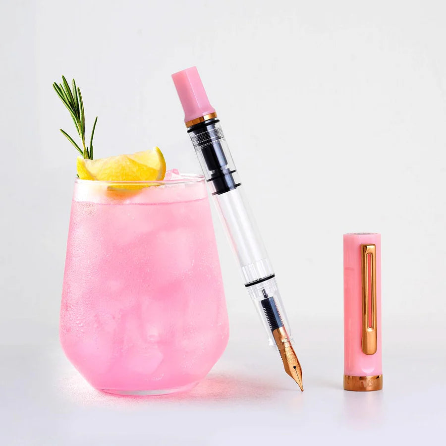 TWSBI ECO Pink Lemonade w/Bronze Fountain Pen