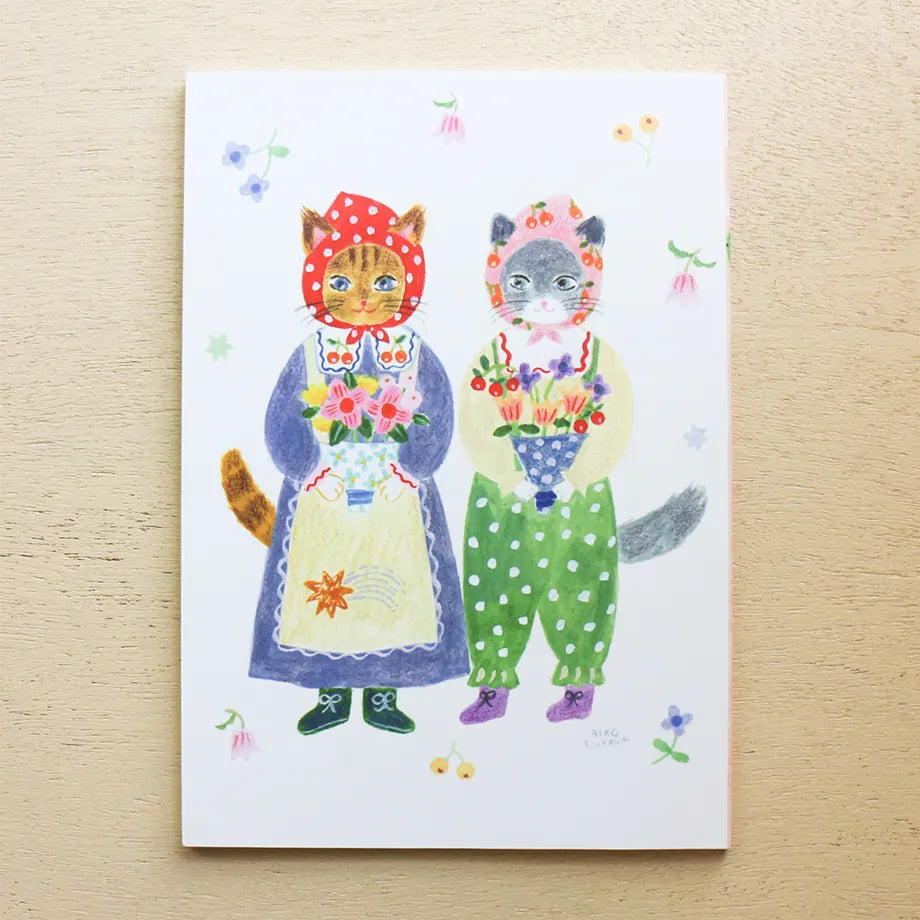 Cozyca x Aiko Fukawa - A5 Notebook - Please Have a Flower