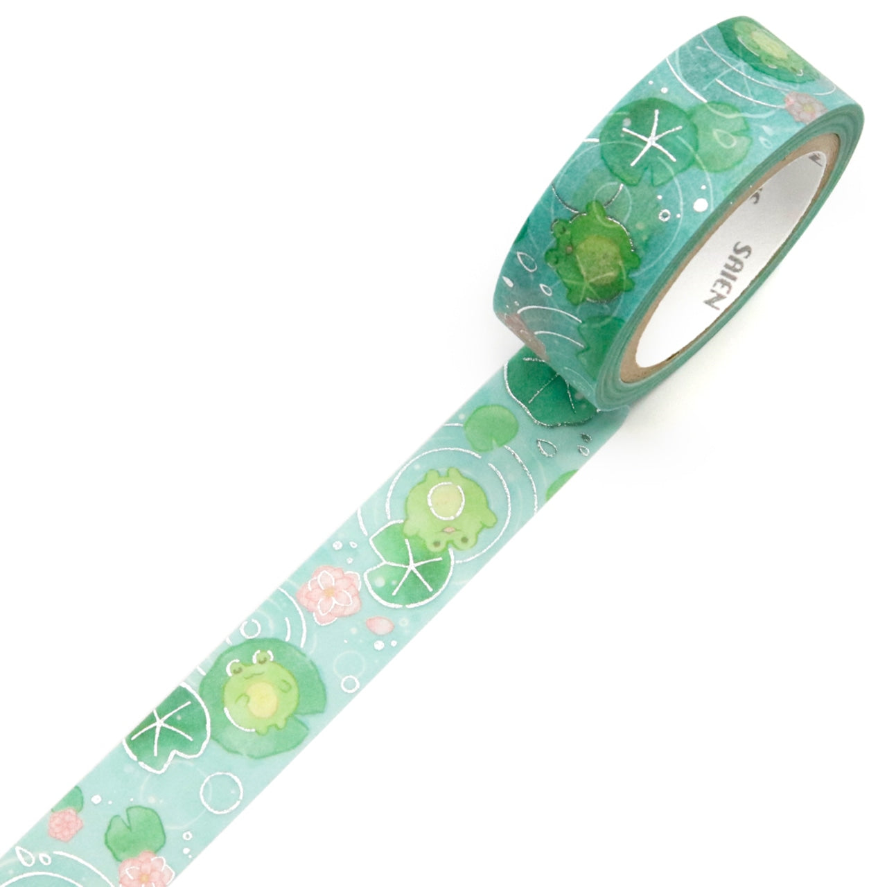 Saien Glitter Washi Tape - Puka Puka Kaeru