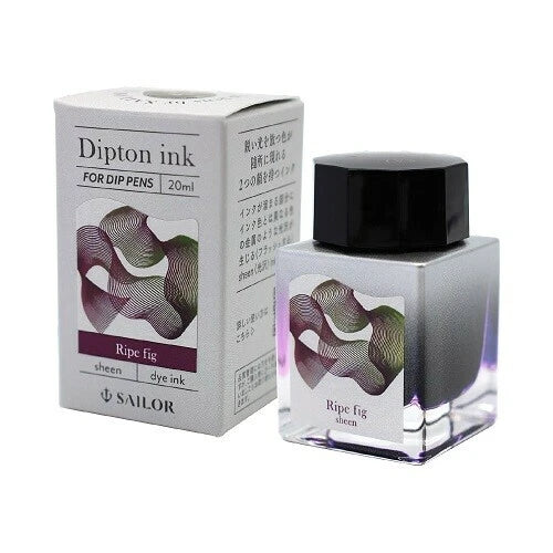 Sailor Dipton + Hocoro Ink Dip Pen Set - Ripe Fig