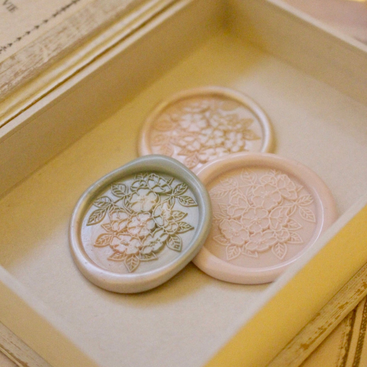 Myrtilles Atelier x Ayumi Jimbo - Wax Seal Stamp - Rosa Multiflora