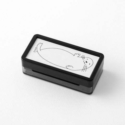 Midori Paintable Stamp - Pre-Inked - Half Size - Seal