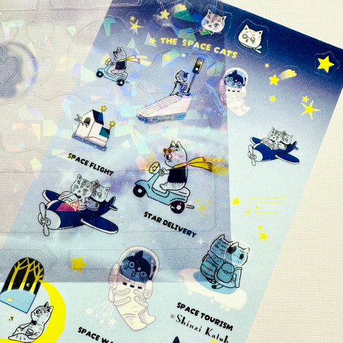 Seal Do Sticker Sheet - Shinzi Katoh - Universe Space x Cats