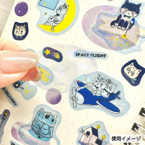 Seal Do Sticker Sheet - Shinzi Katoh - Universe Space x Cats