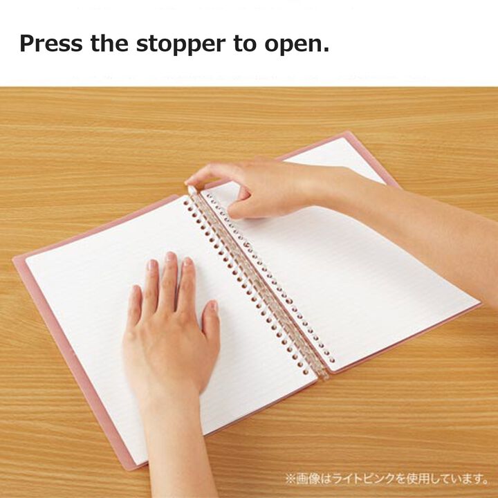 Kokuyo Campus Binder Smart Ring - B5 - 26 Rings - Light Pink