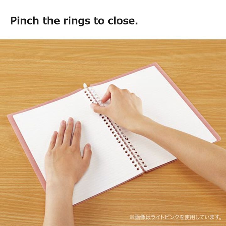 Kokuyo Campus Binder Smart Ring - B5 - 26 Rings - Light Pink