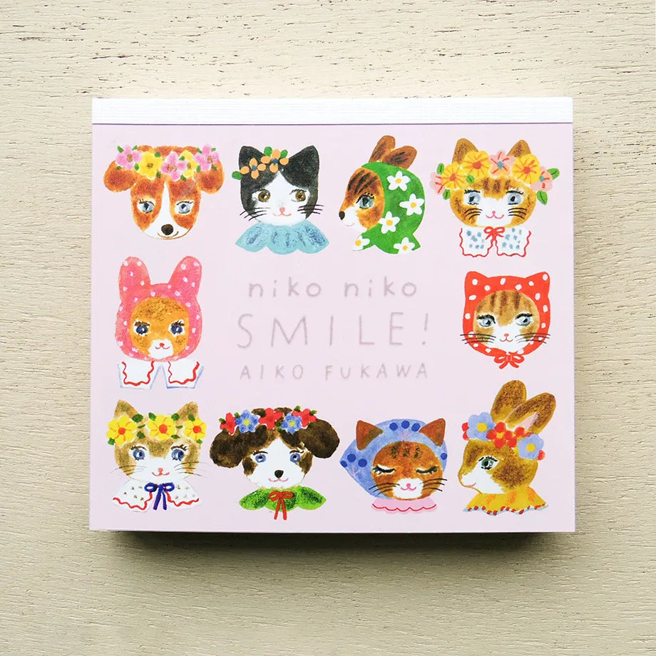 Cozyca x Aiko Fukawa - Memo Pad - Smile!