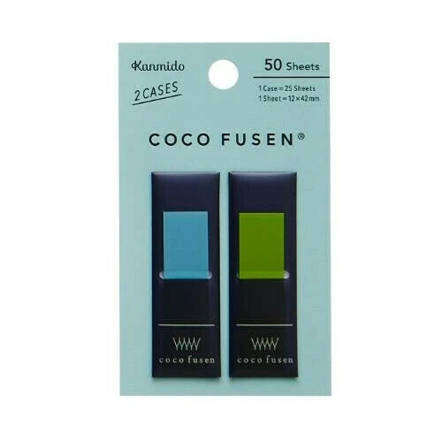 Kanmido Coco Fusen Color Sticky Notes - Medium - Mustard