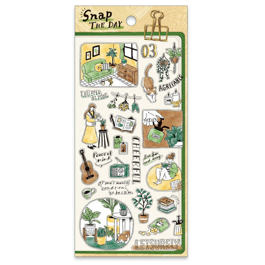 Mind Wave Snap The Day Sticker Sheet - Relaxed