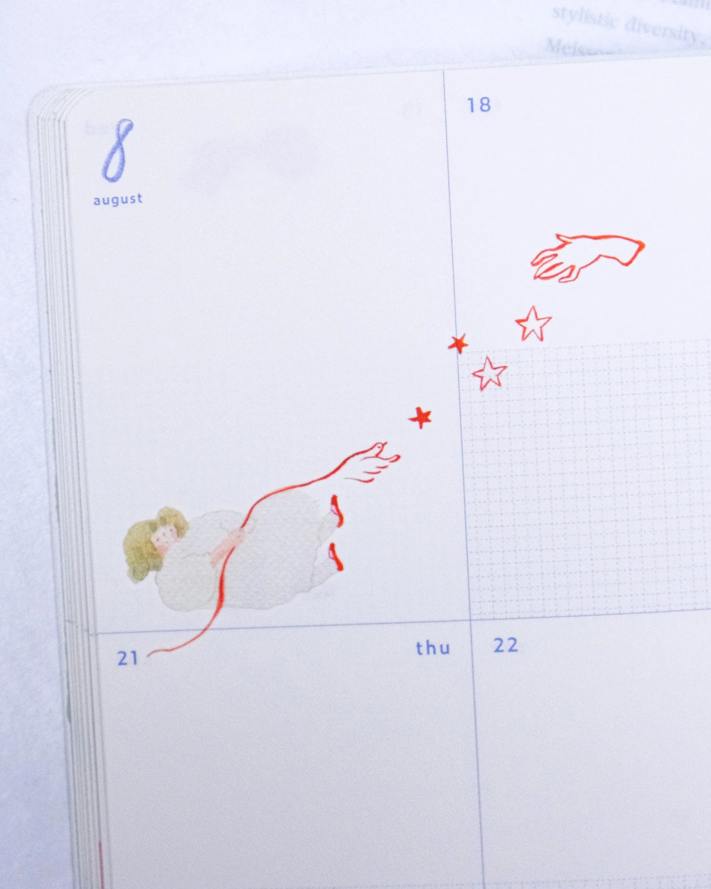 dodolulu - Transfer Sticker Sheet - Some Red Lines