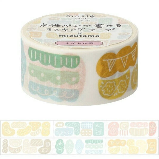 Mark's x Mizutama Washi Tape - Squishy