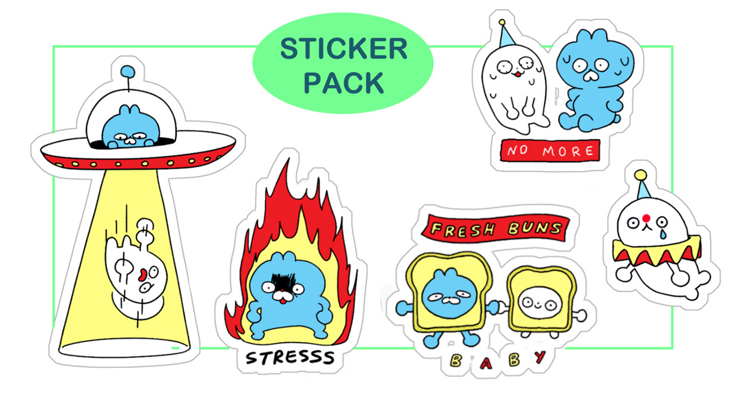 Pawnshop Ghosts - Sticker Pack