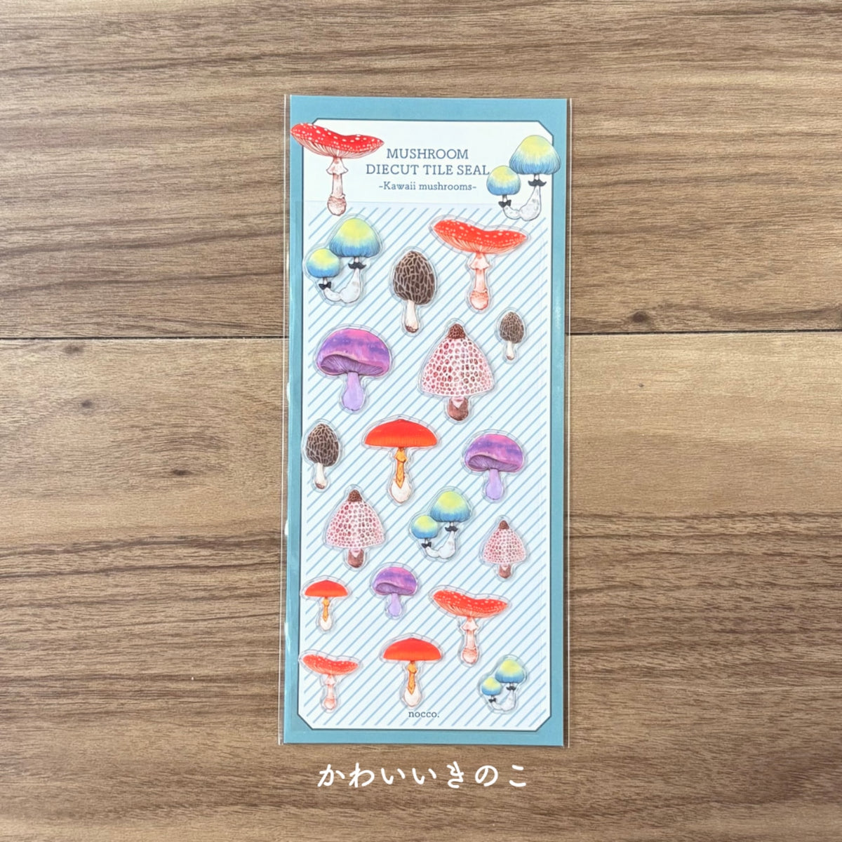 nocco. - Die Cut Sticker Sheet - Kawaii Mushrooms