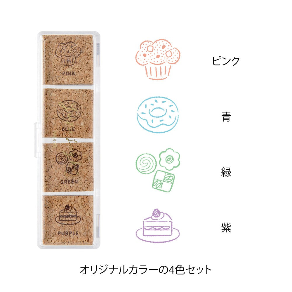 Midori Yuru Log Paintable Pre-Inked Stamp