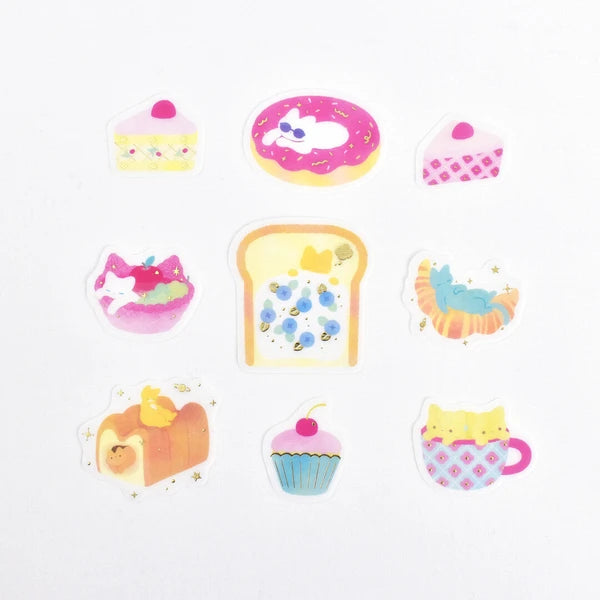 Papier Platz x Kazu Miyashita - Flake Stickers - Sweets Time