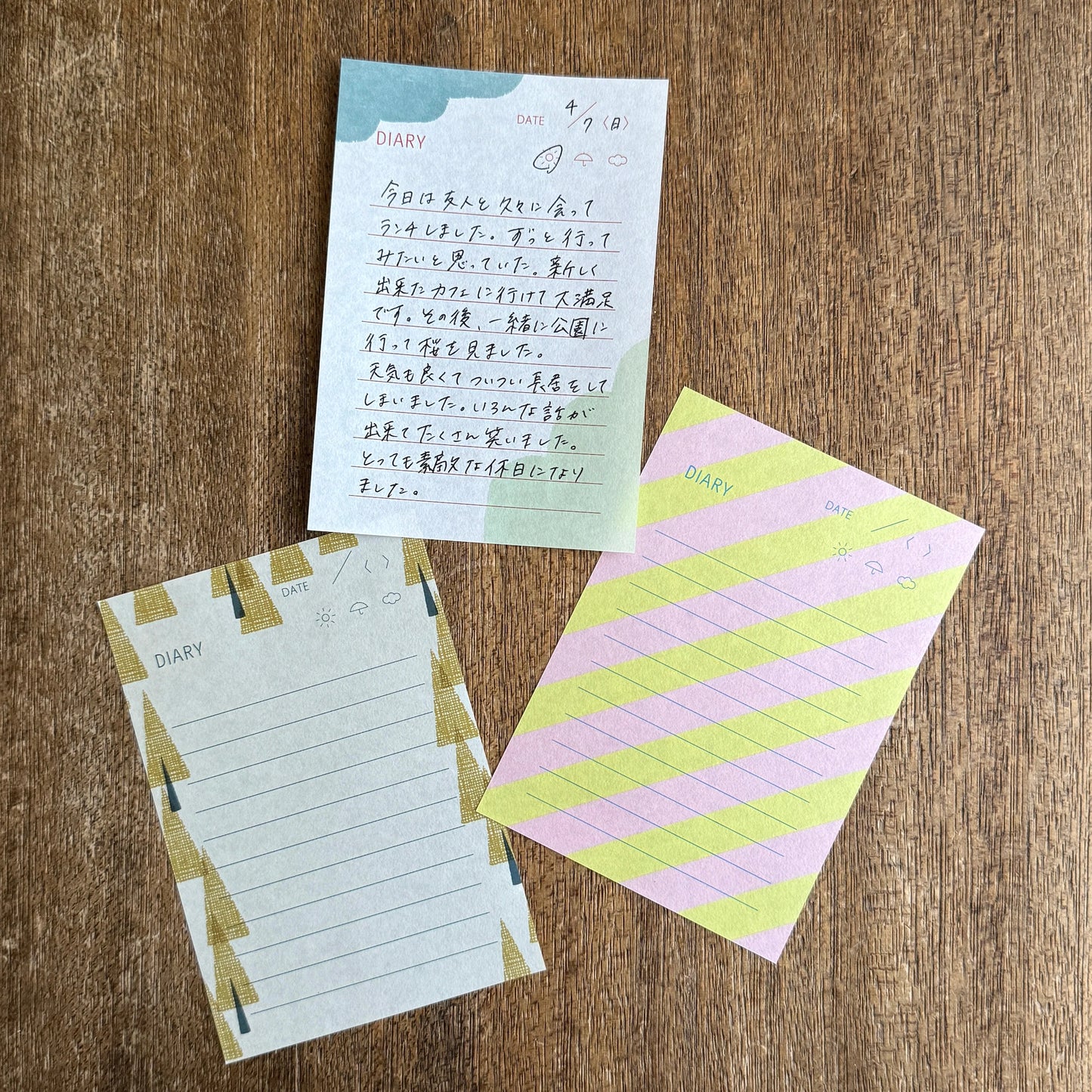 Mizushima Techo Scrap Large Memo Pad - Diary