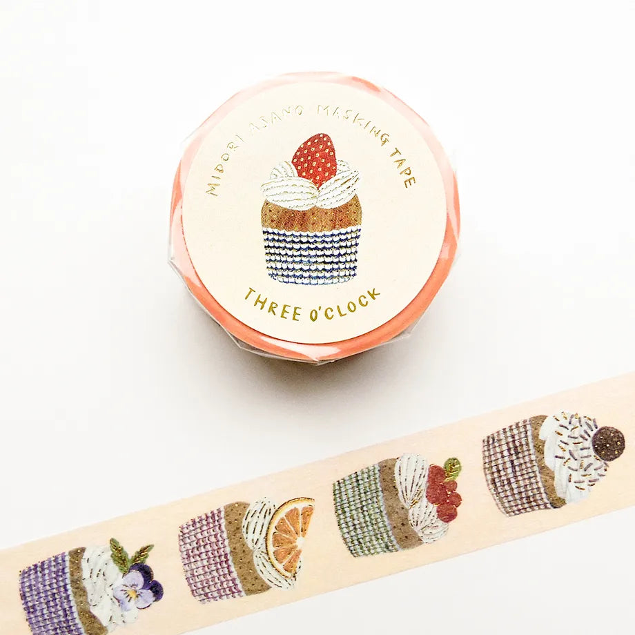 Cozyca x Midori Asano - Washi Tape - Three O'Clock