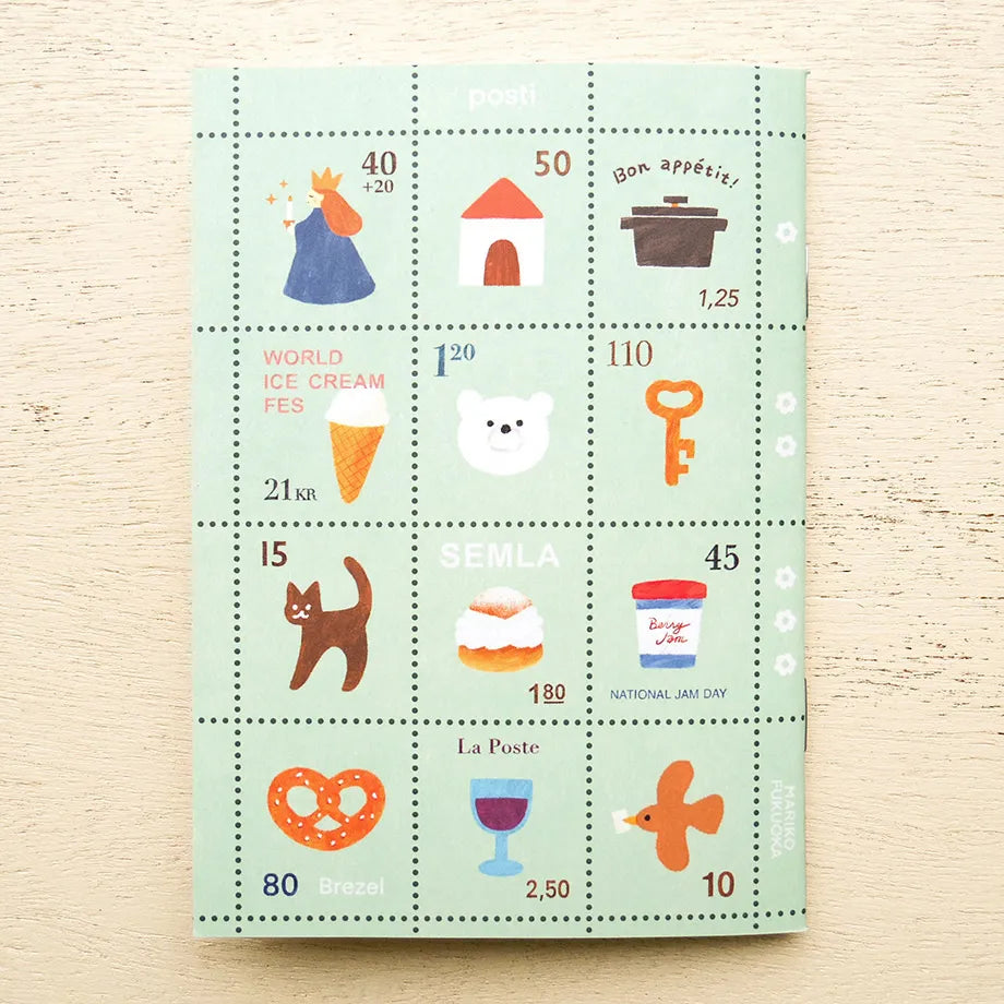 Cozyca x Mariko Fukuoka - A6 Stamp Notebook - Tiny Note