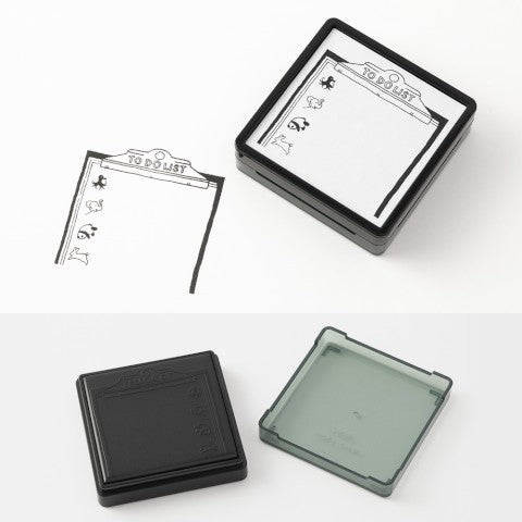 Midori Paintable Stamp - Pre-Inked - To Do List