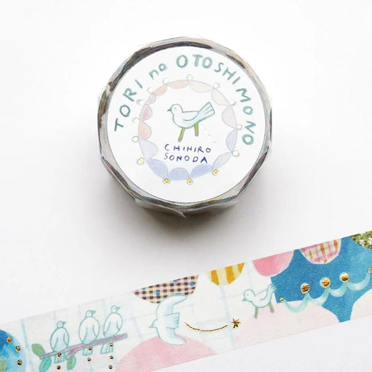 Cozyca x Chihiro Sonoda - Washi Tape -  Tori no Otoshimono