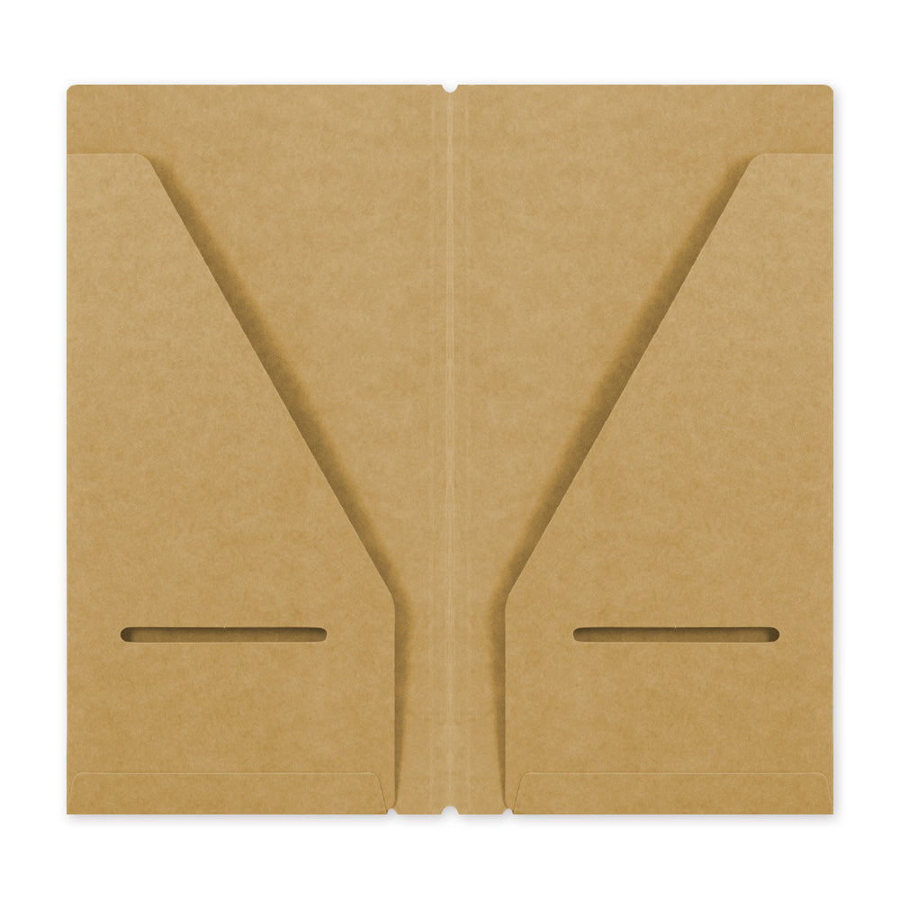 TRAVELER'S Regular Size Refill - Kraft Paper Folder 020