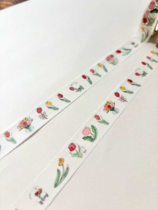 Spica Garden Washi Tape - muu-chan Series - Tulip
