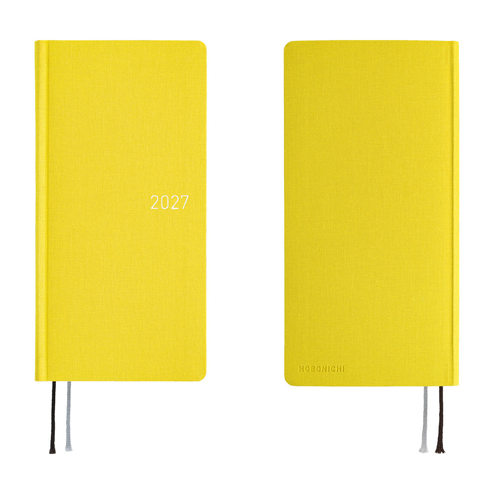 Hobonichi Techo 2027 Weeks - Colors: Canaria Yellow