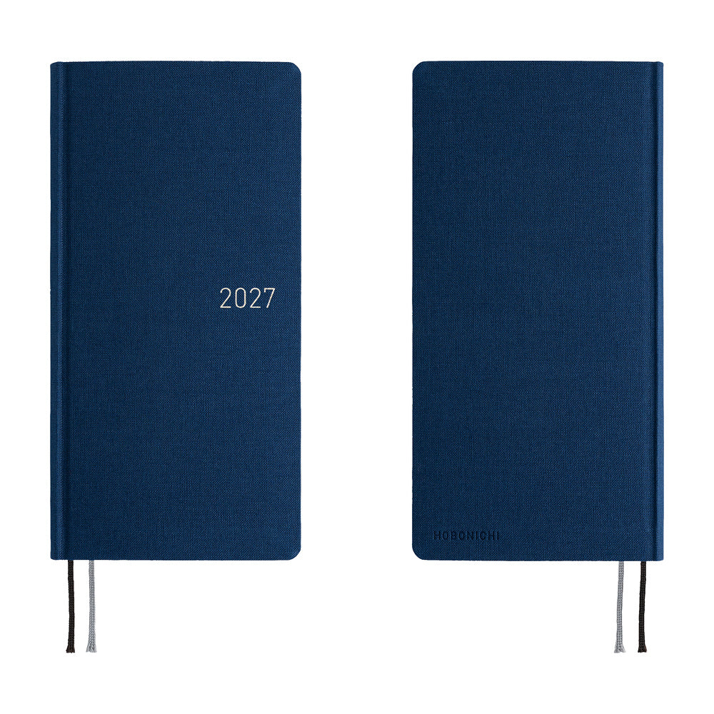 Hobonichi Techo 2027 Weeks - Colors: Midnight Blue