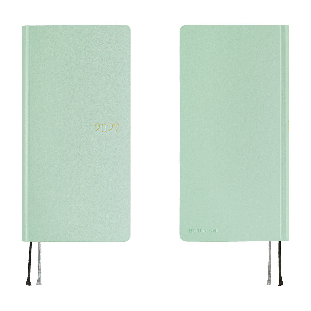 Hobonichi Techo 2027 Weeks - Paper Series: Frosty Jade