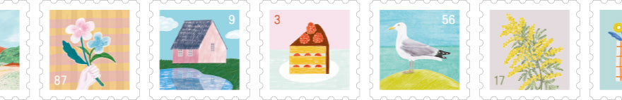 SODA Washi Tape - Wide Stamps