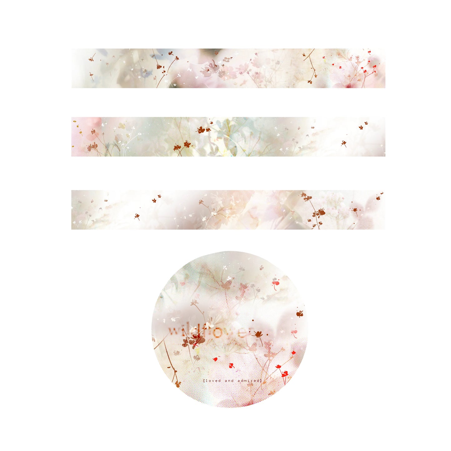 mikan manta - Washi Tape - Wildflower