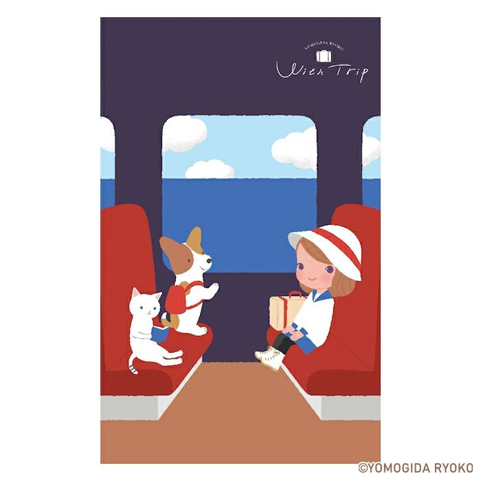 Furukawashiko x Ryoko Yomogida - With Trip Series - B6 Notebook - Window