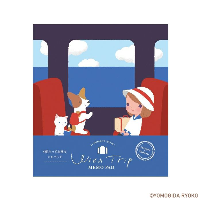 Furukawashiko x Ryoko Yomogida - With Trip Series - Memo Pad - Window