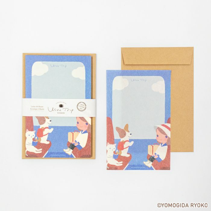 Furukawashiko x Ryoko Yomogida - With Trip Series - Mini Letter Set - Window