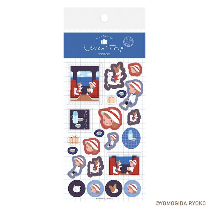 Furukawashiko x Ryoko Yomogida - With Trip Series - Sticker Sheet - Window
