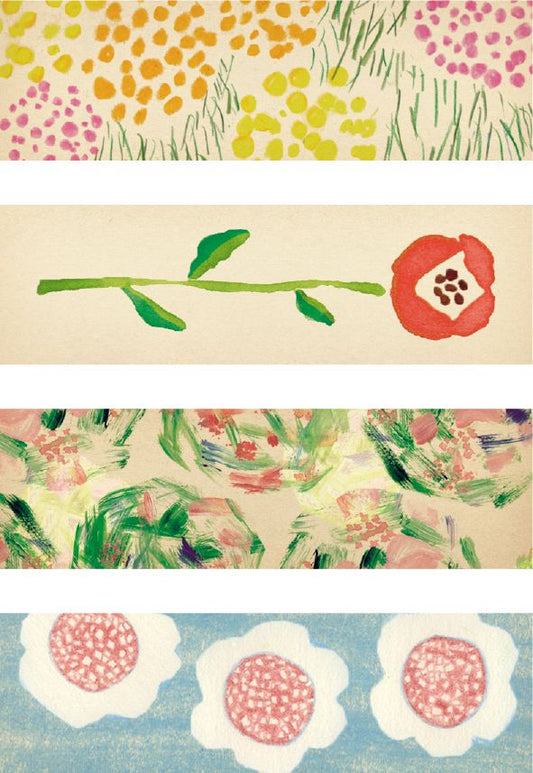 KITTA Washi Tape - Flower 2