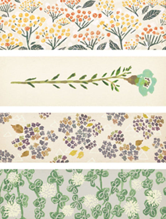 KITTA Washi Tape - Flower 4