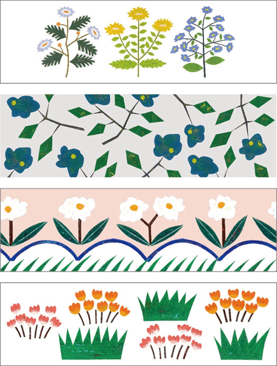 KITTA Washi Tape - Flower 5